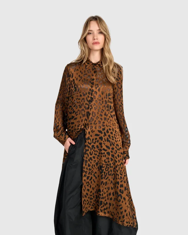 alembika-nadia-tunic-cognac-leopard-damen-tunika image 1