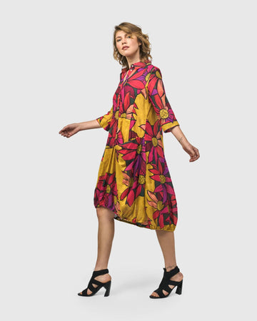 alembika-dandelion-wonderful-dress-bouquet-damen-baumwoll-kleid image 6
