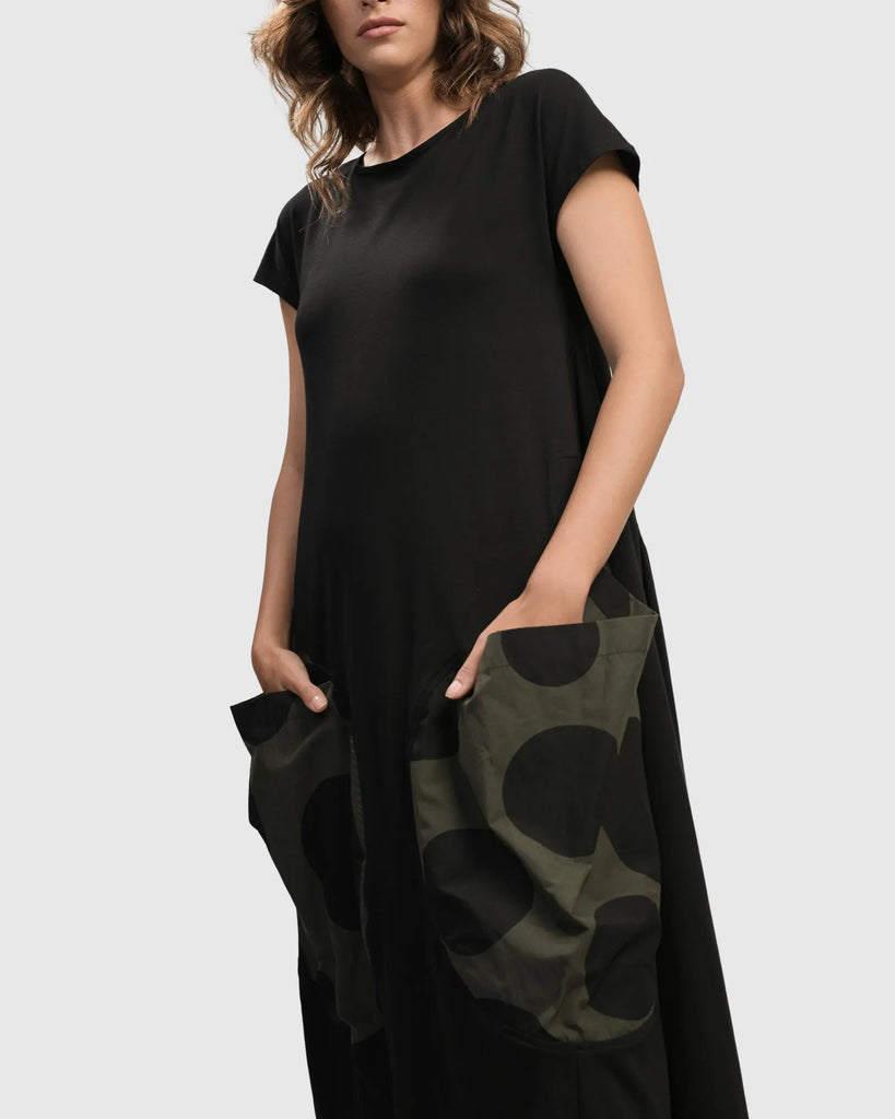 alembika-urban-melody-midikleid-khaki image 1