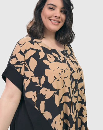 alembika-klara-trapeze-top-floral-a-linie-mit-schwarz image 5
