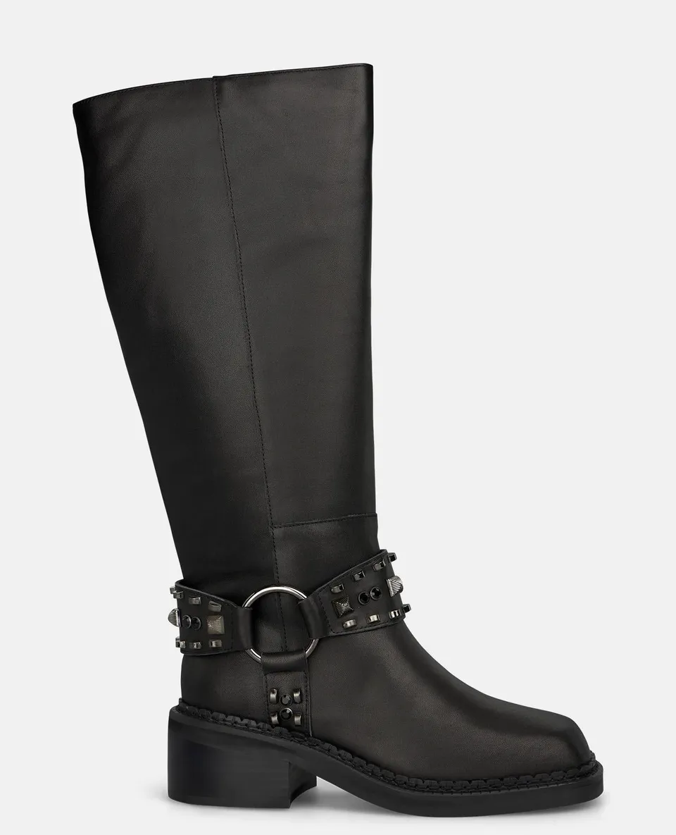 alma-en-pena-biker-stiefel-mit-nieten-schwarz image 1