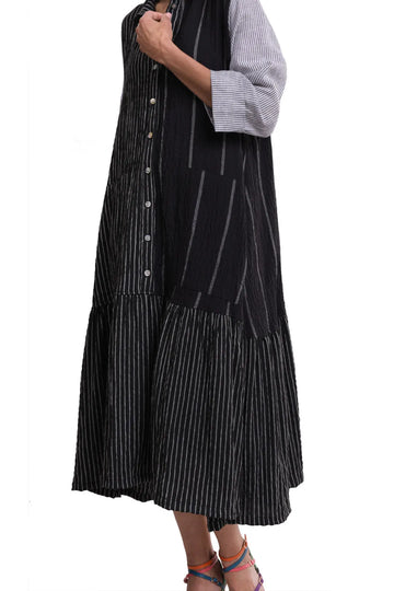 alembika-mixed-stripe-shirtdress-hemdblusenkleid image 2