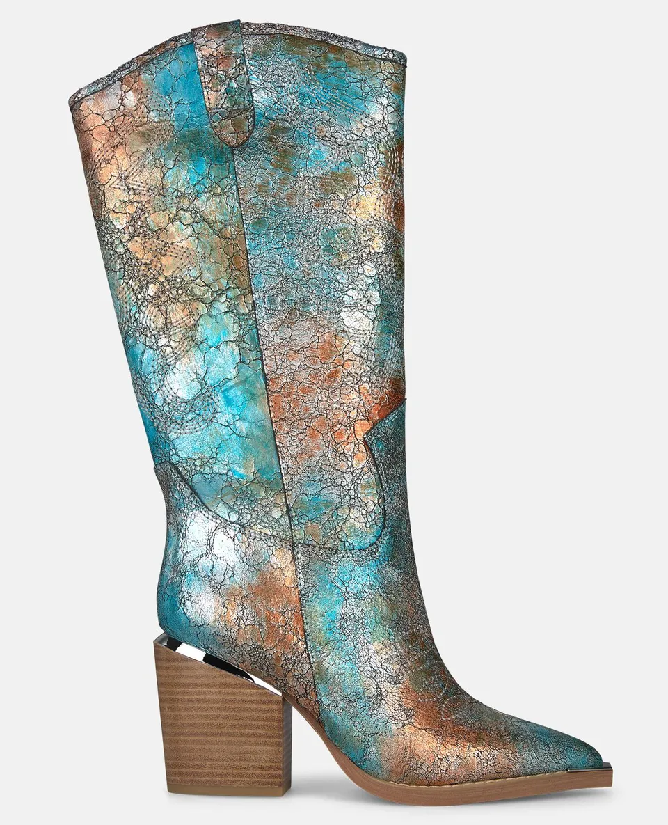 alma-en-pena-country-boot-cowboystiefel-t-rkis-7-5-cm image 1