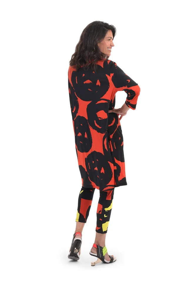 alembika-art-print-leggings-sp114t-tangerine image 1