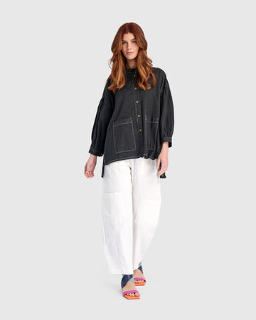 alembika-penelope-puff-top-jet-denim-damen-tunika-jeans image 8