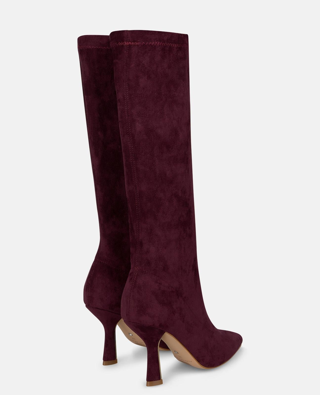 alma-en-pena-boots-zip-stiefel-in-lederoptik-bordeaux image 3