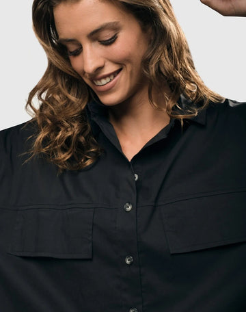 alembika-urban-crisp-tunic-dress-black-tunika-kleid image 3