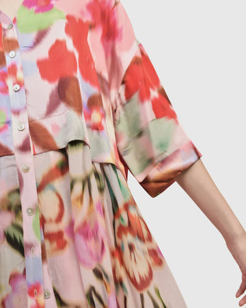 alembika-cherry-blossom-babydoll-top-damen-tunikakleid-blush image 3