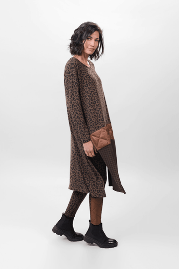 alembika-chiu-misto-ad207b-langarm-kleid-braun image 6