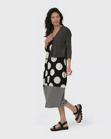 alembika-minnie-crop-cardigan-mono-kurz-cardigan-punkte image 2