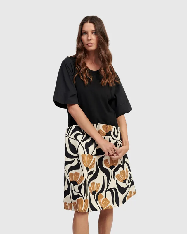 alembika-clementine-t-shirt-kleid-tulips image 1