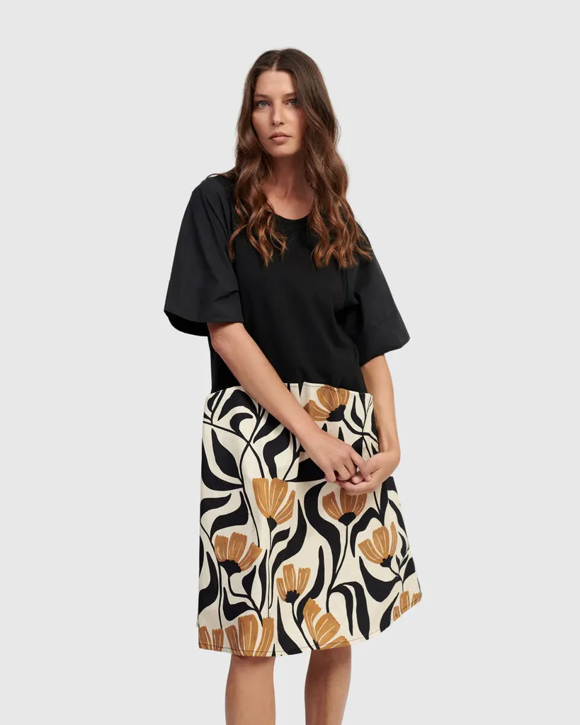 alembika-clementine-t-shirt-kleid-tulips image 1
