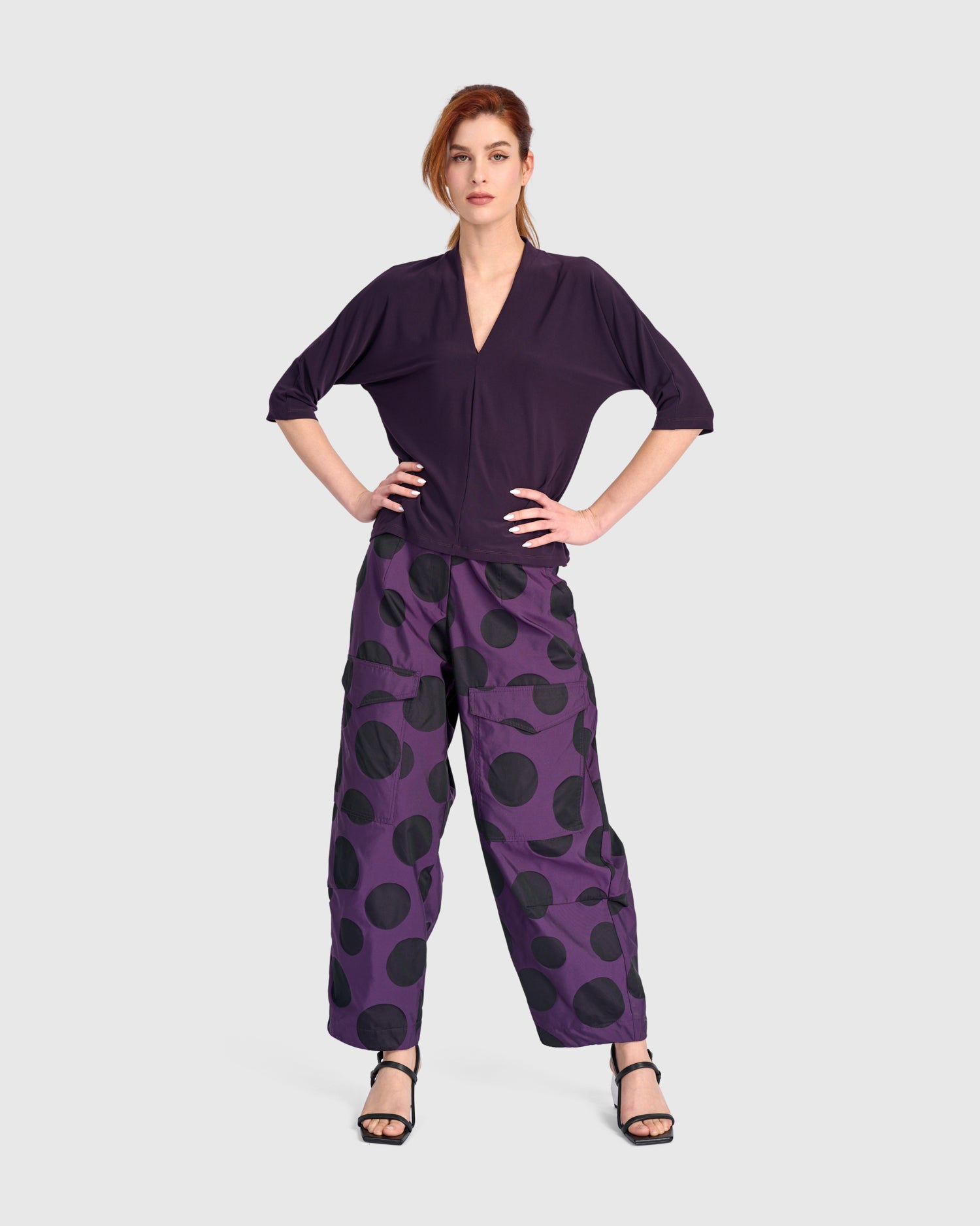 alembika-tyrian-barrel-pants-plum-high-rise-barrel-hose image 5