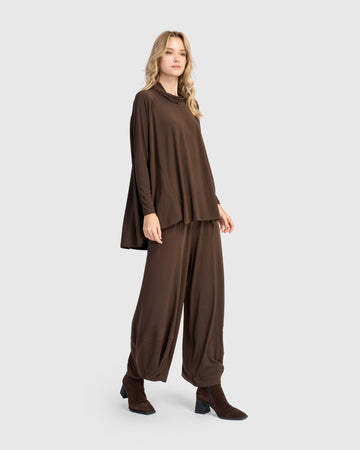 alembika-essential-slinky-swing-turtleneck-tunika-sepia image 4
