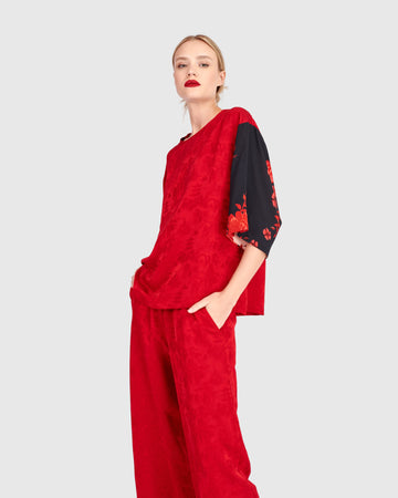 alembika-tono-boxy-top-rot-jacquard image 4