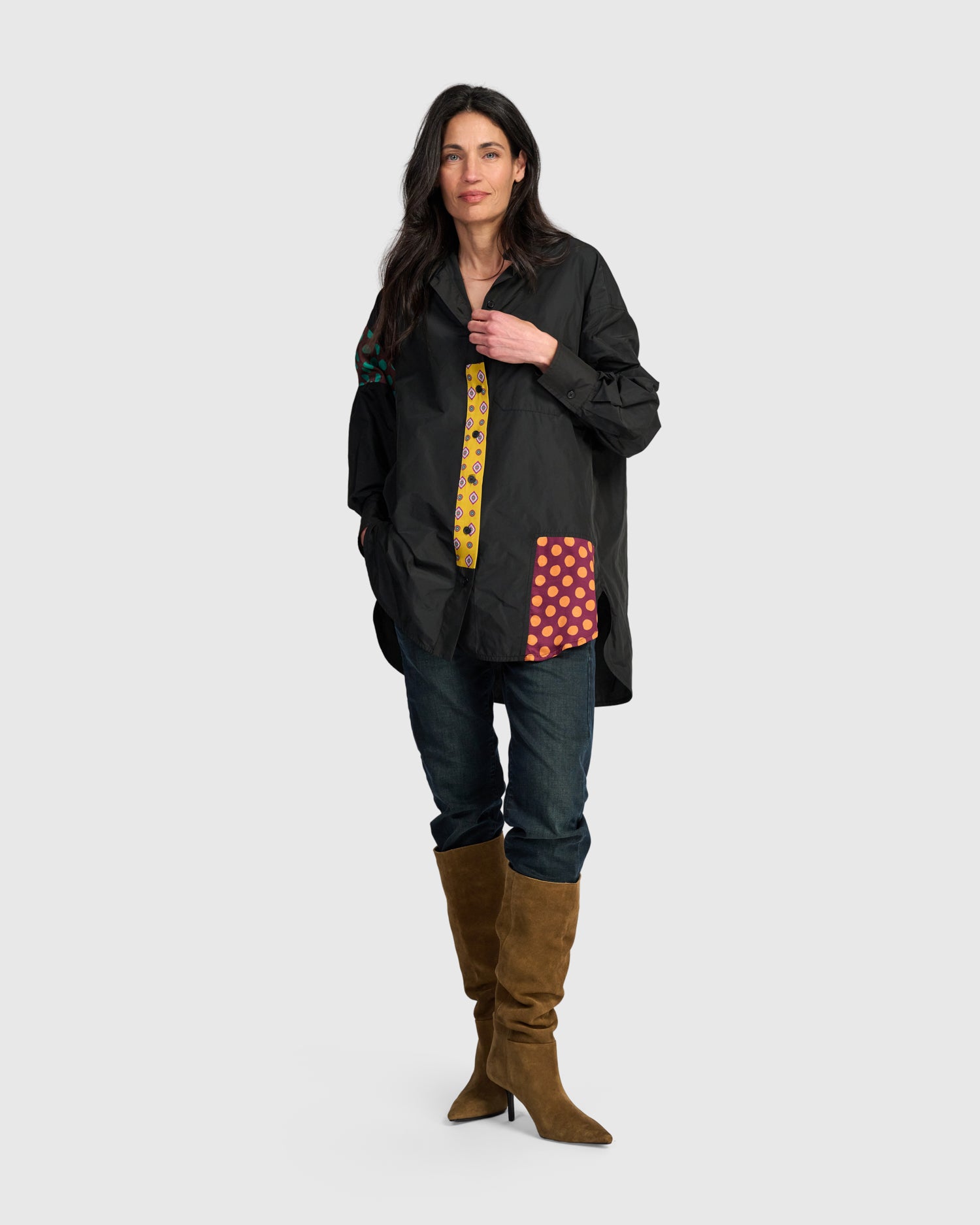 alembika-riot-oversized-shirt-schwarz-tunika-bluse image 3