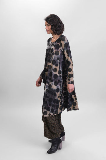 alembika-echo-hi-lo-tunika-jacquard-top-coffee image 8