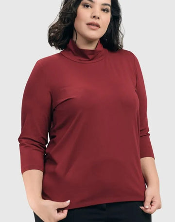 alembika-essential-mockneck-top-plum image 4