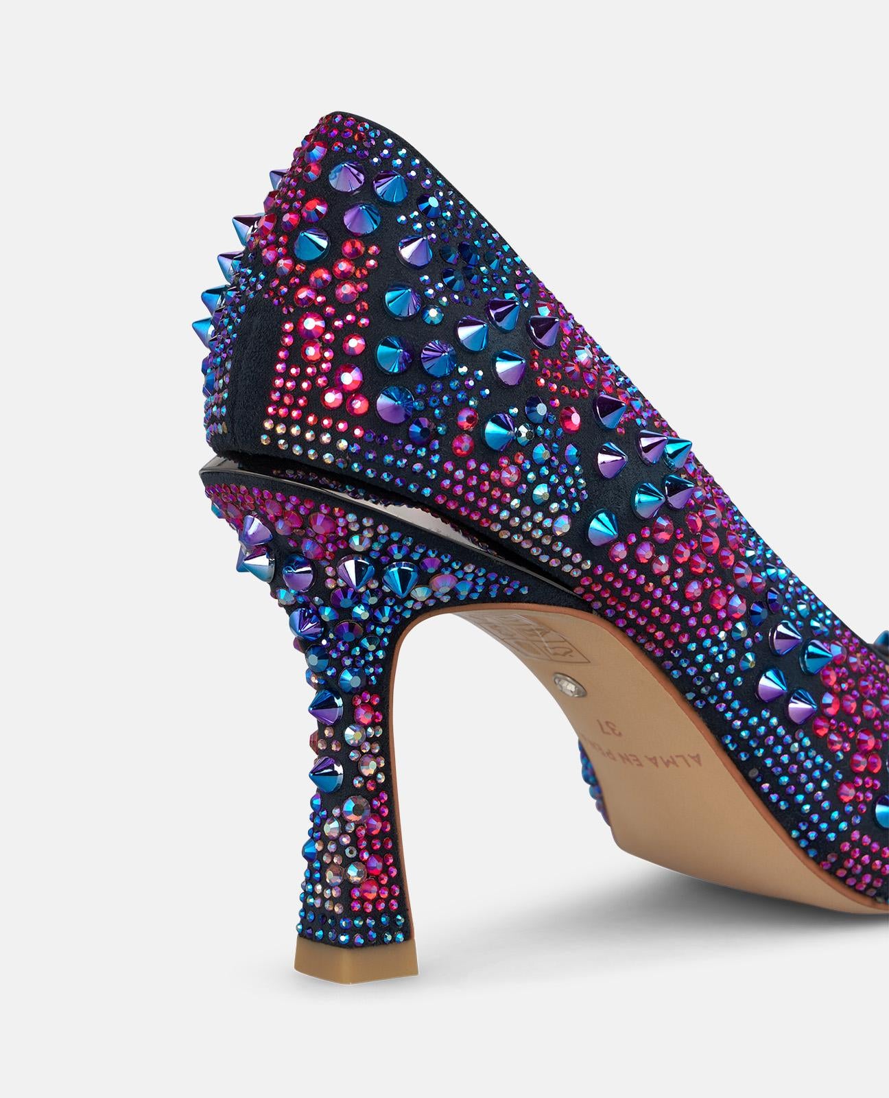 alma-en-pena-strass-pumps-multicolor-mit-5-5-cm-absatz image 4