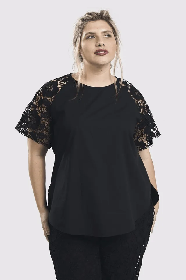 alembika-exquisite-raglan-top-schwarz-baumwoll-top-mit-spitzen-rmeln image 1