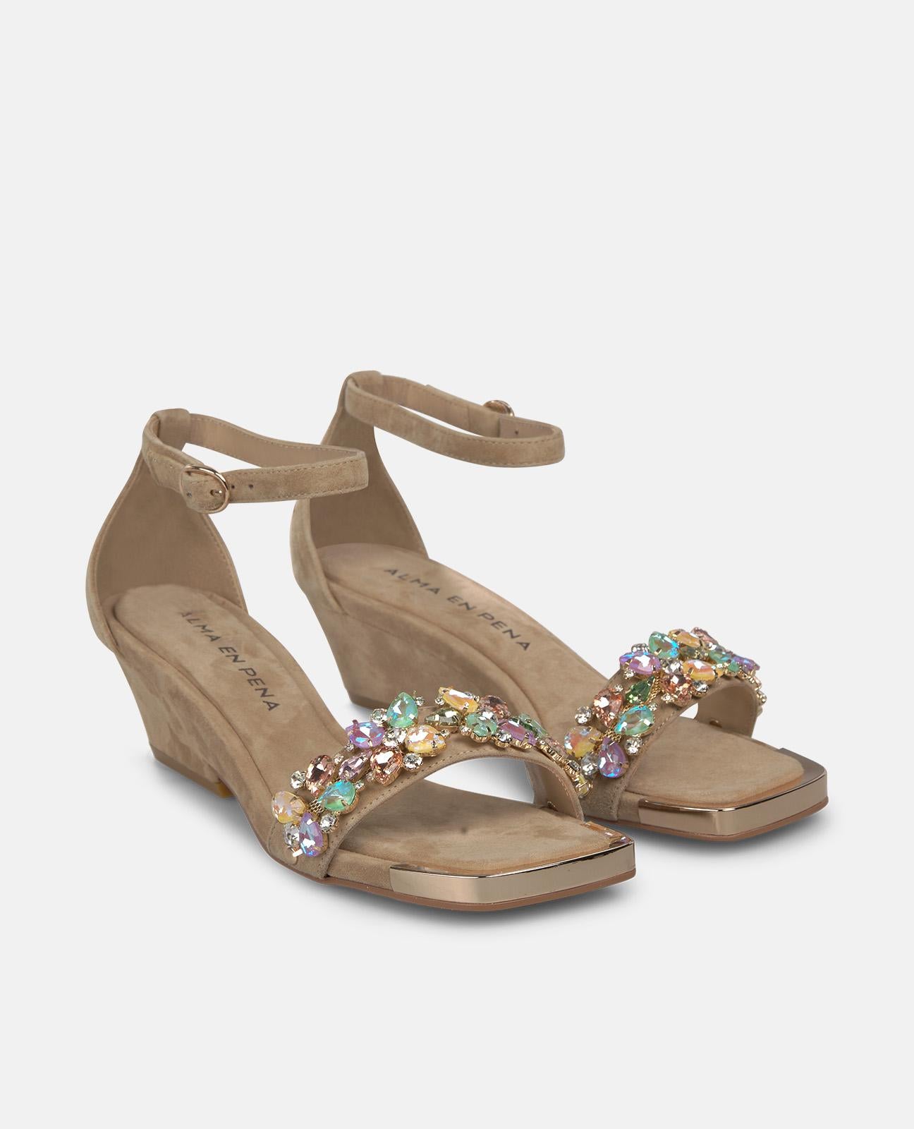 alma-en-pena-jewel-strap-sandaletten-mit-blockabsatz-6-cm-in-arena image 3