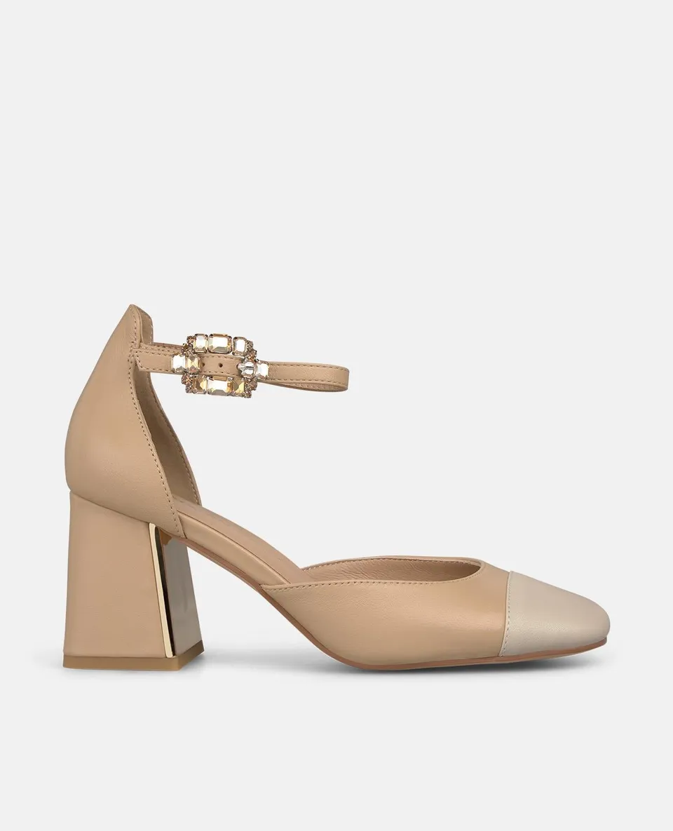 alma-en-pena-63013-pumps-kontrastnaht-arena-7-cm-absatz image 1