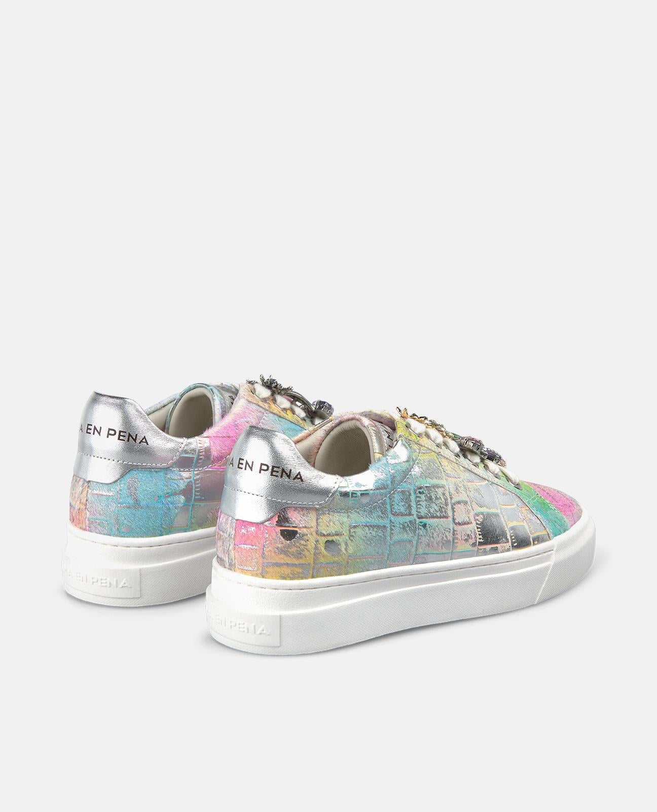 alma-en-pena-charm-sneakers-gemusterte-sneaker-multicolor image 3