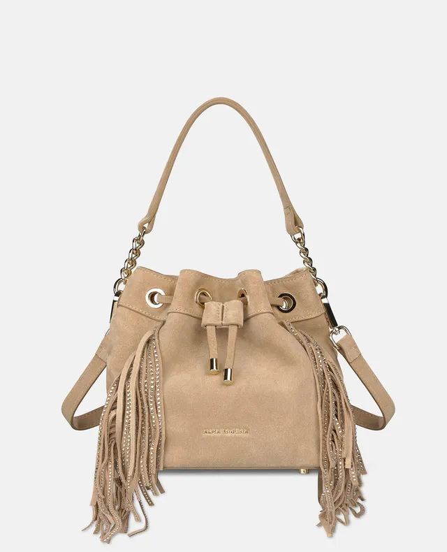alma-en-pena-fringed-candy-leder-clutch-arena-umh-ngetasche image 1