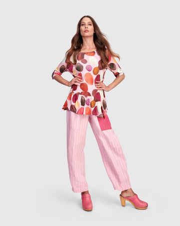 alembika-linen-vacation-pants-pink-stripe-leinenhose image 8