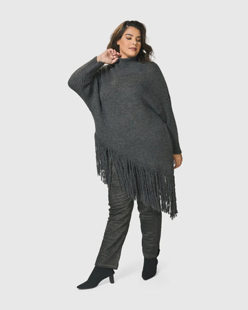 alembika-urban-turtleneck-tunic-top-grey-stricktunika image 6