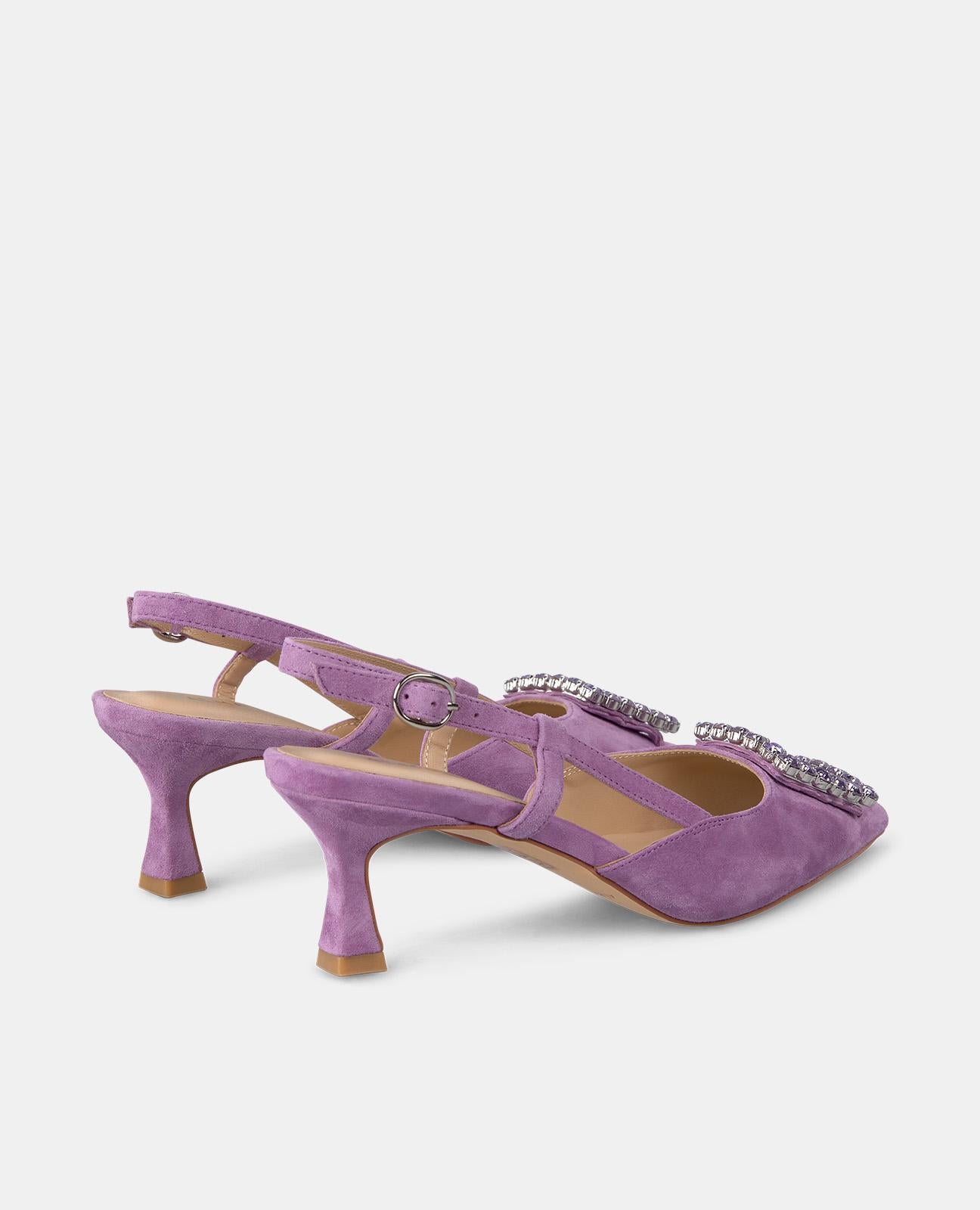 alma-en-pena-kitten-buckle-slingbacks-violett-6-cm-mit-strass image 3