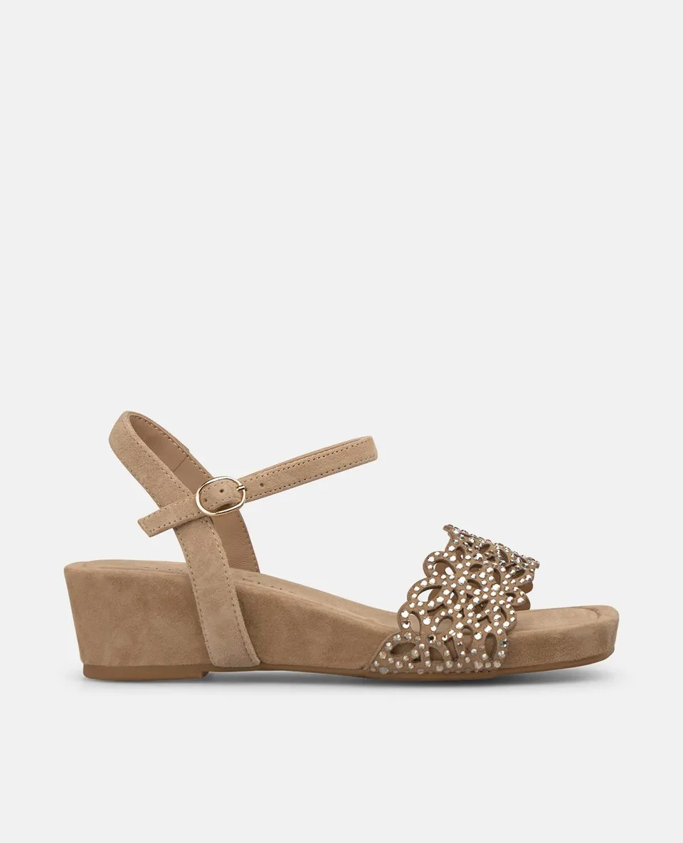 alma-en-pena-keilsandale-mit-blumenmuster-arena-4-5-cm-plateau image 1