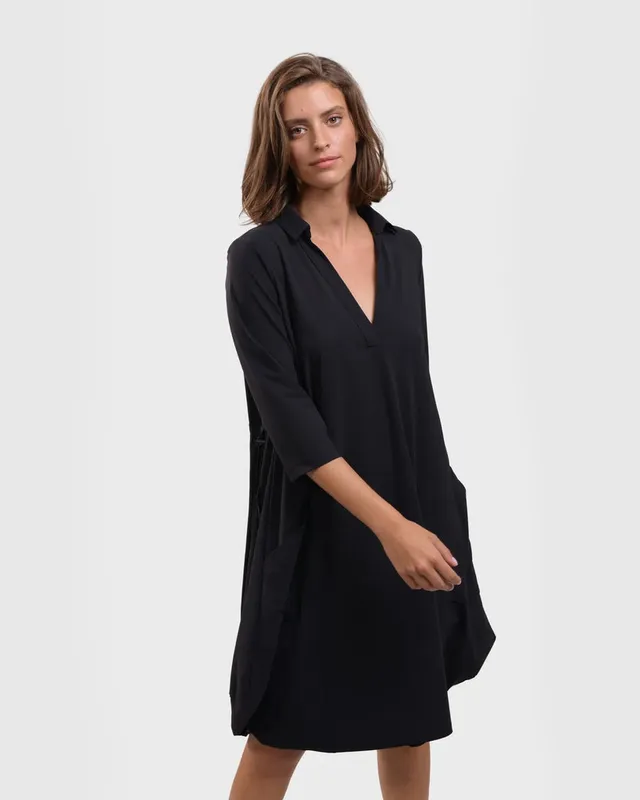 alembika-tekbika-popover-dress-black-techno-kleid image 1