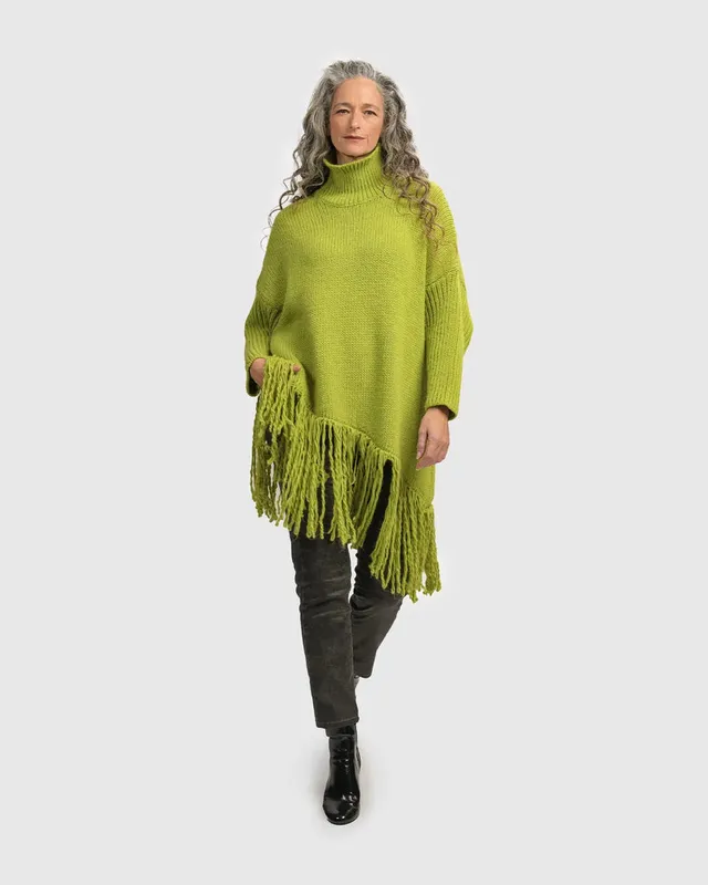 alembika-urban-rollkragen-tunika-pullover-lime image 1