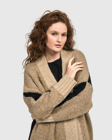 alembika-beatnik-oversized-cardigan-sand image 7