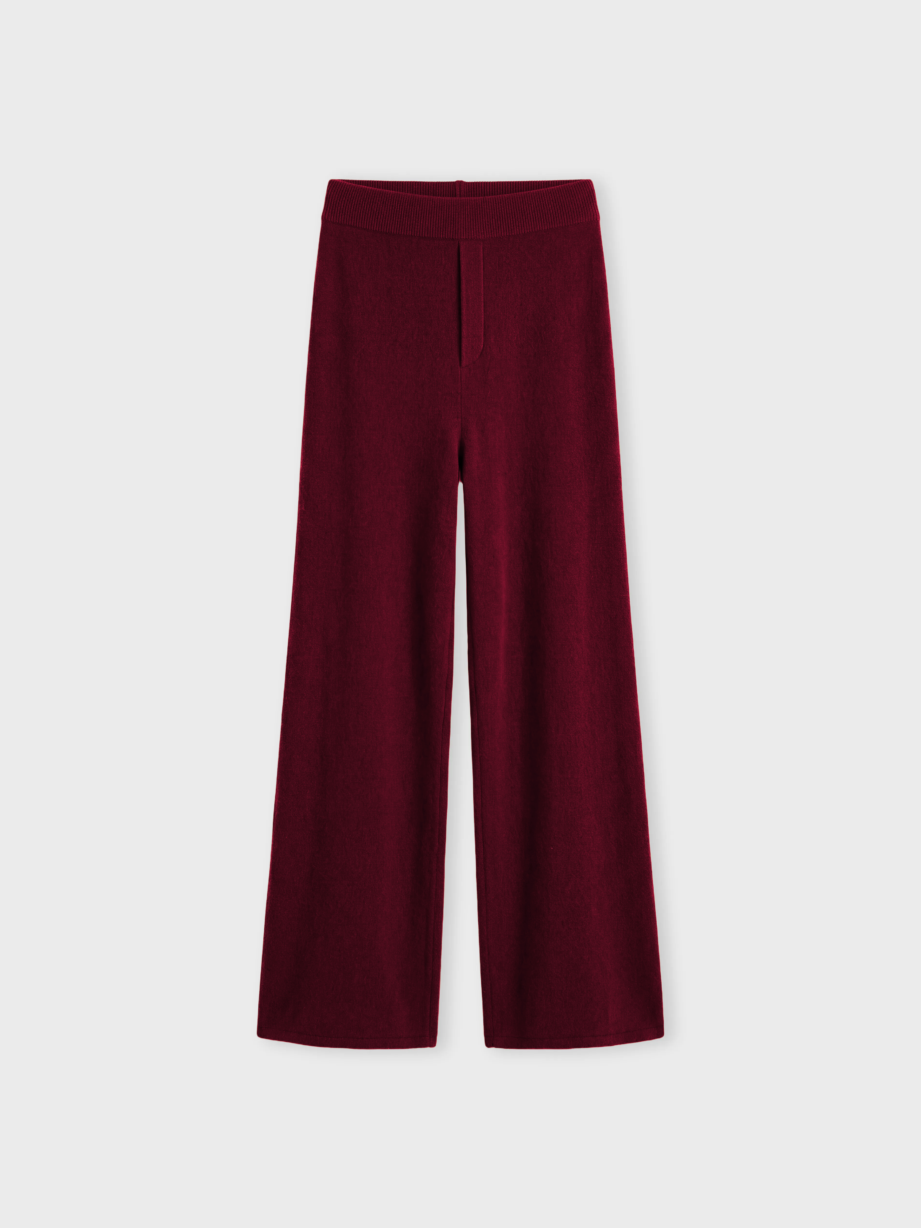 absolut-anneli-hose-damen-kaschmir-bordeaux-bootcut image 1