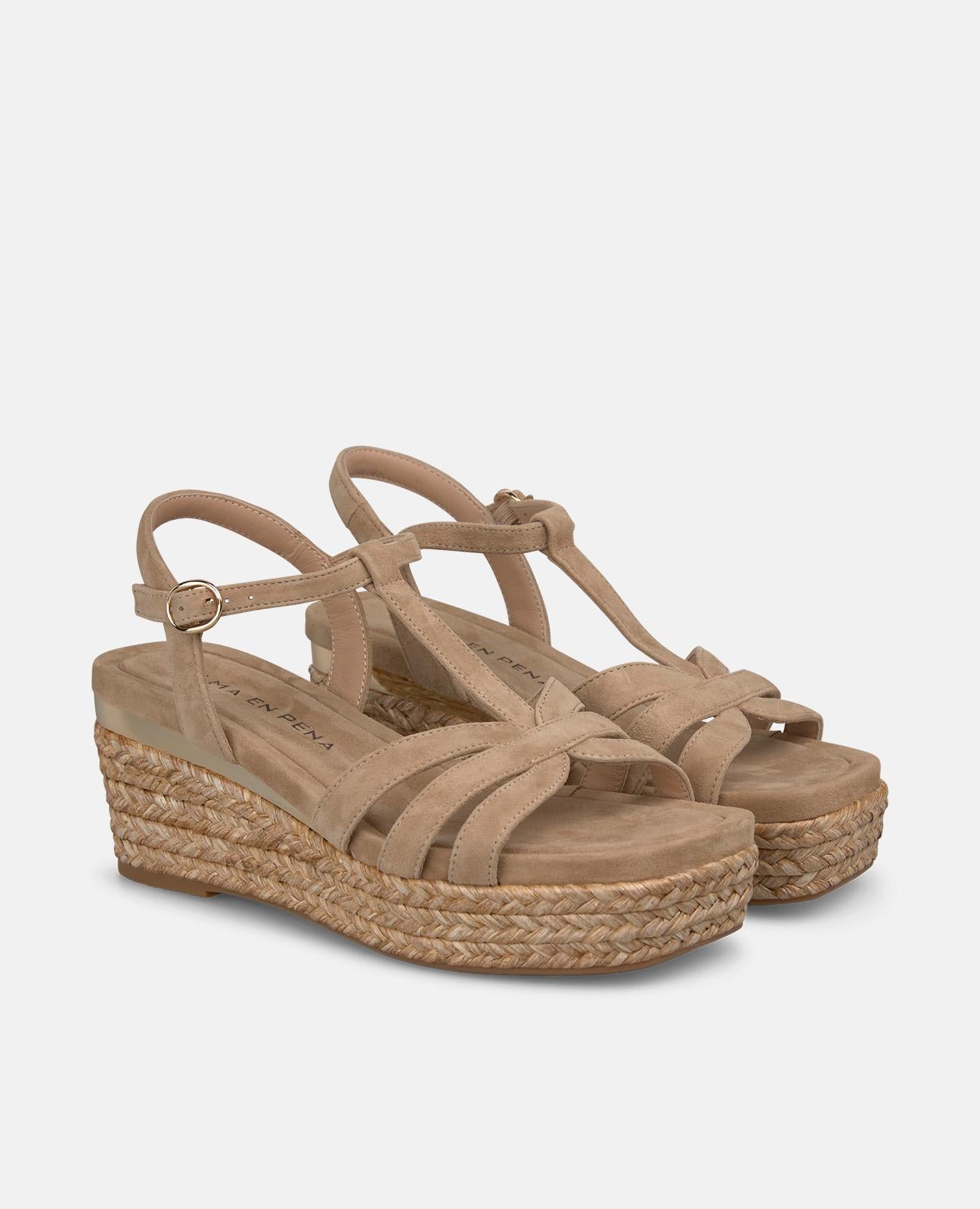 alma-en-pena-espadrille-keilpantolette-sand-7-5-cm image 2