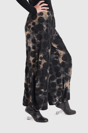 alembika-echo-punto-hose-coffee-jacquard-strickhose image 2