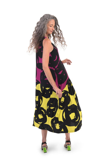 alembika-art-print-tank-kleid-violet-rmelloses-damenkleid image 3