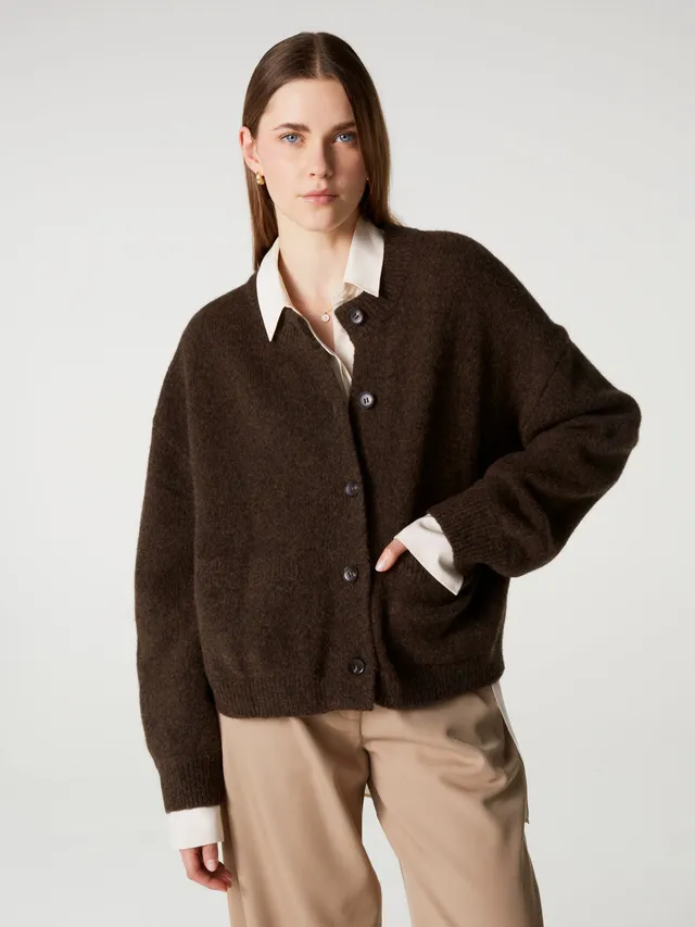 absolut-wendy-bomberjacke-damen-wolle-baumwolle-braun image 1