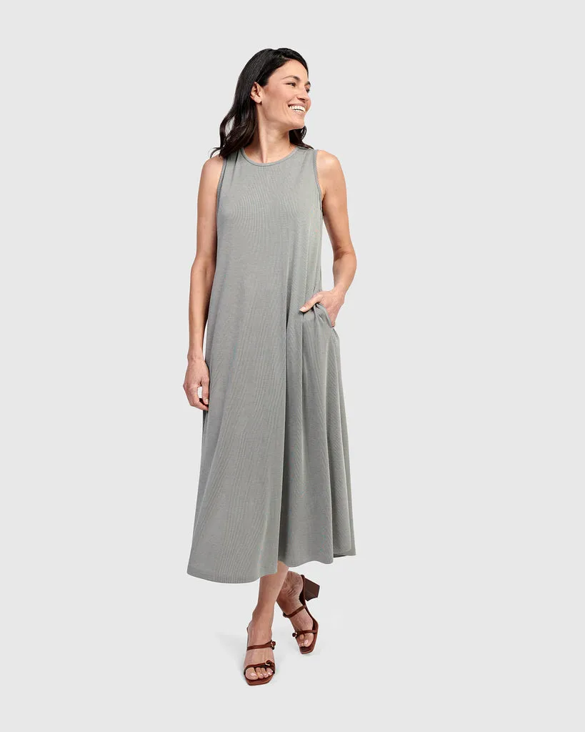 alembika-essential-sleeveless-midi-dress-midikleid-saladine image 1