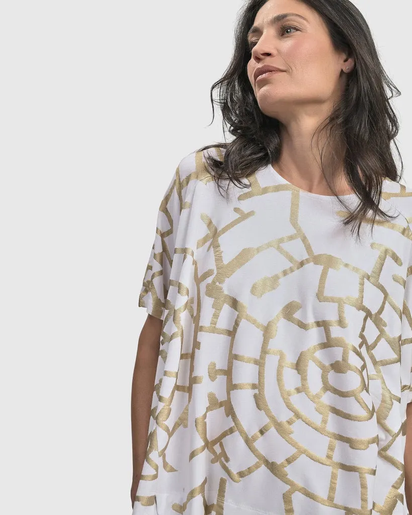 alembika-hypnotic-swing-tunik-top-gold image 1