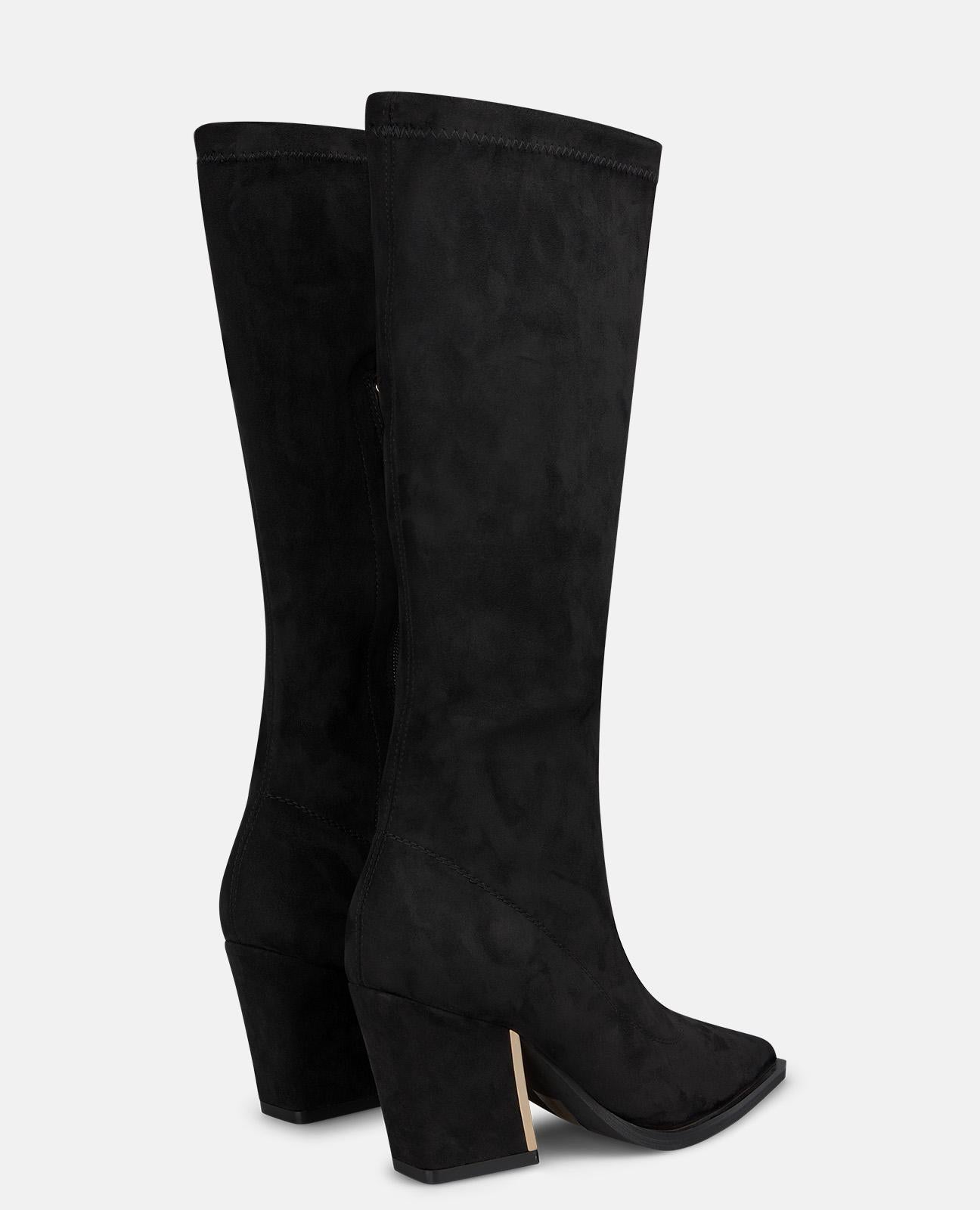 alma-en-pena-high-top-stiefel-schwarz-stoff-8-cm-blockabsatz image 3