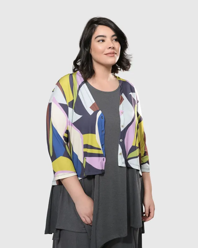 alembika-olivia-crop-cardigan-abstract image 1
