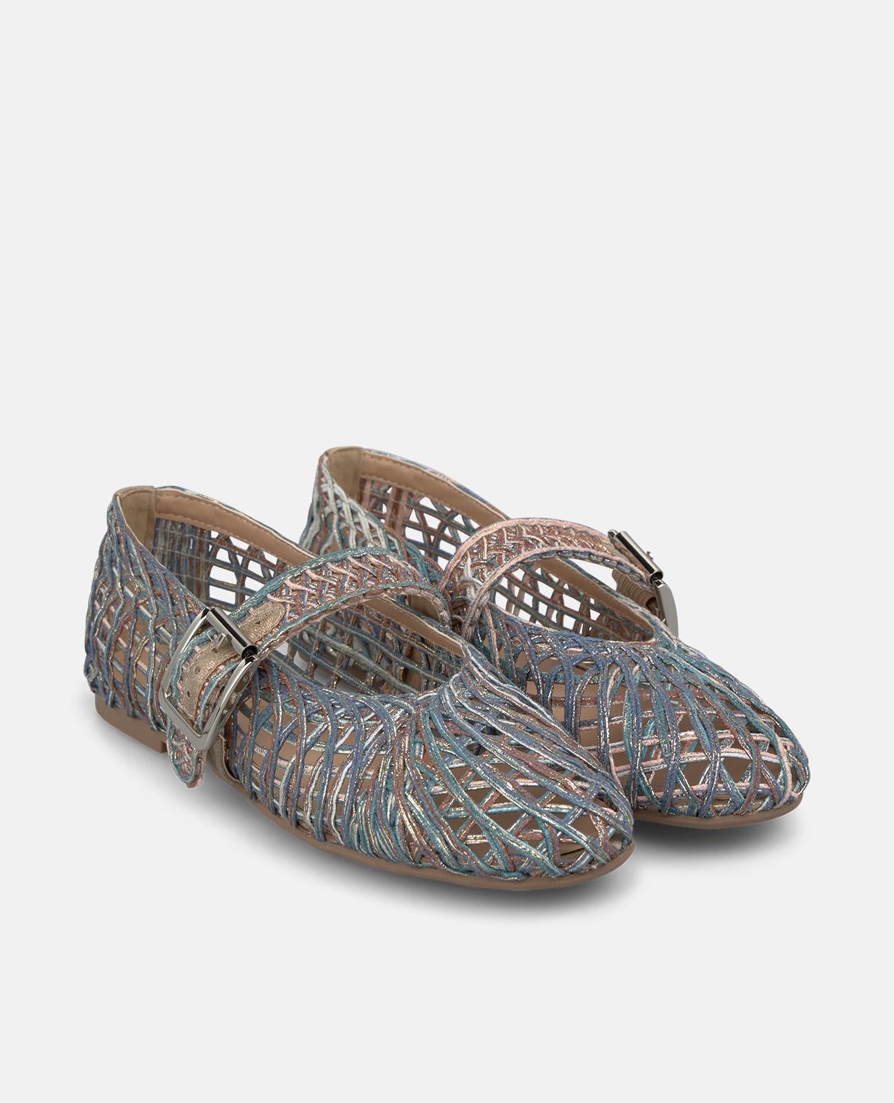 alma-en-pena-multi-dancer-ballerinas-blau-mit-schnalle image 2