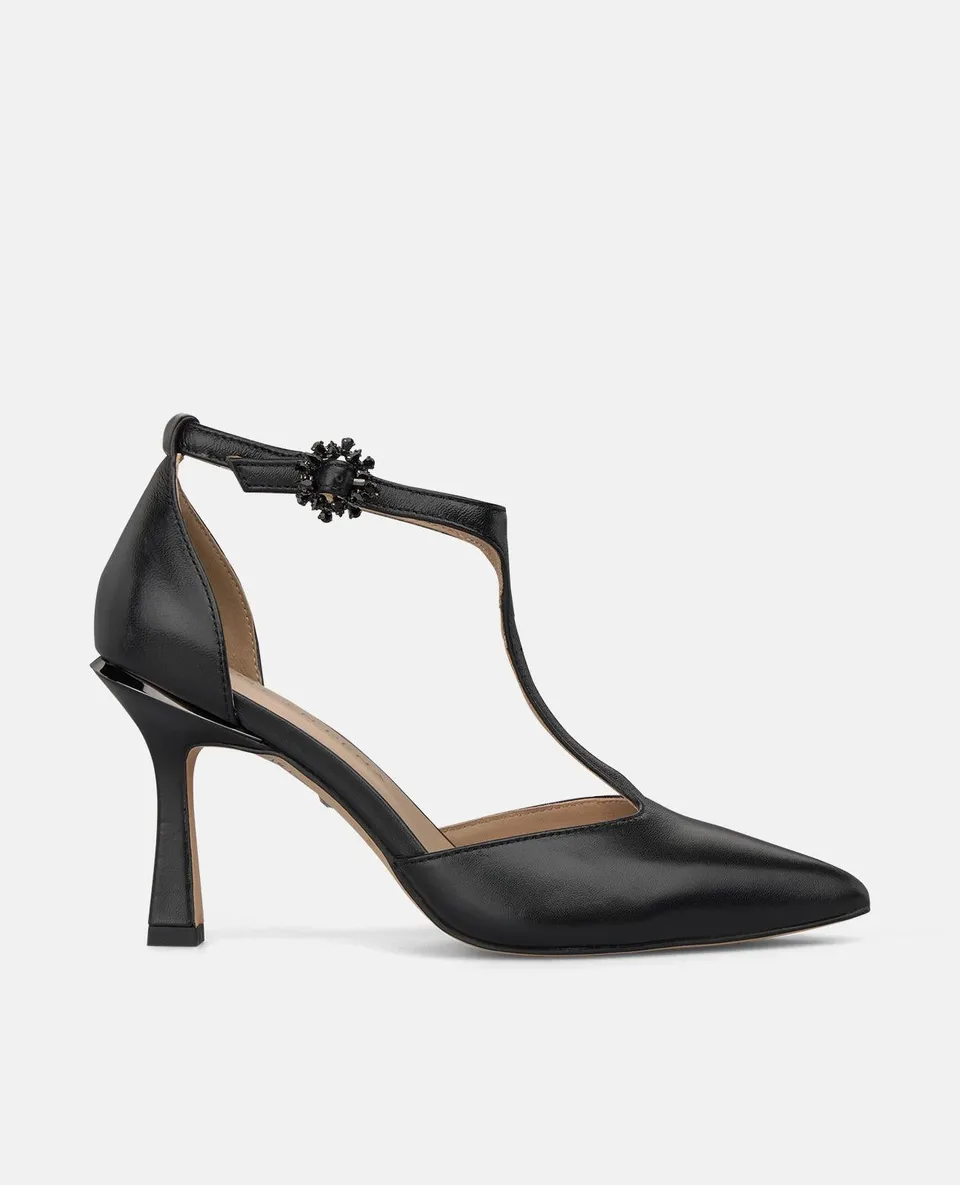 alma-en-pena-spangen-pumps-schwarz-nappaleder-t-riemen-8-cm-absatz image 1