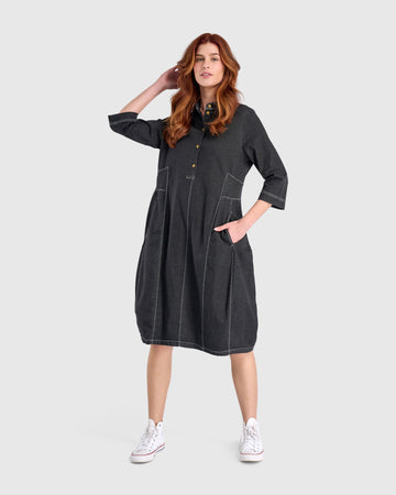 alembika-harper-shirtdress-jet-denim-damen-blusenkleid-midi image 7