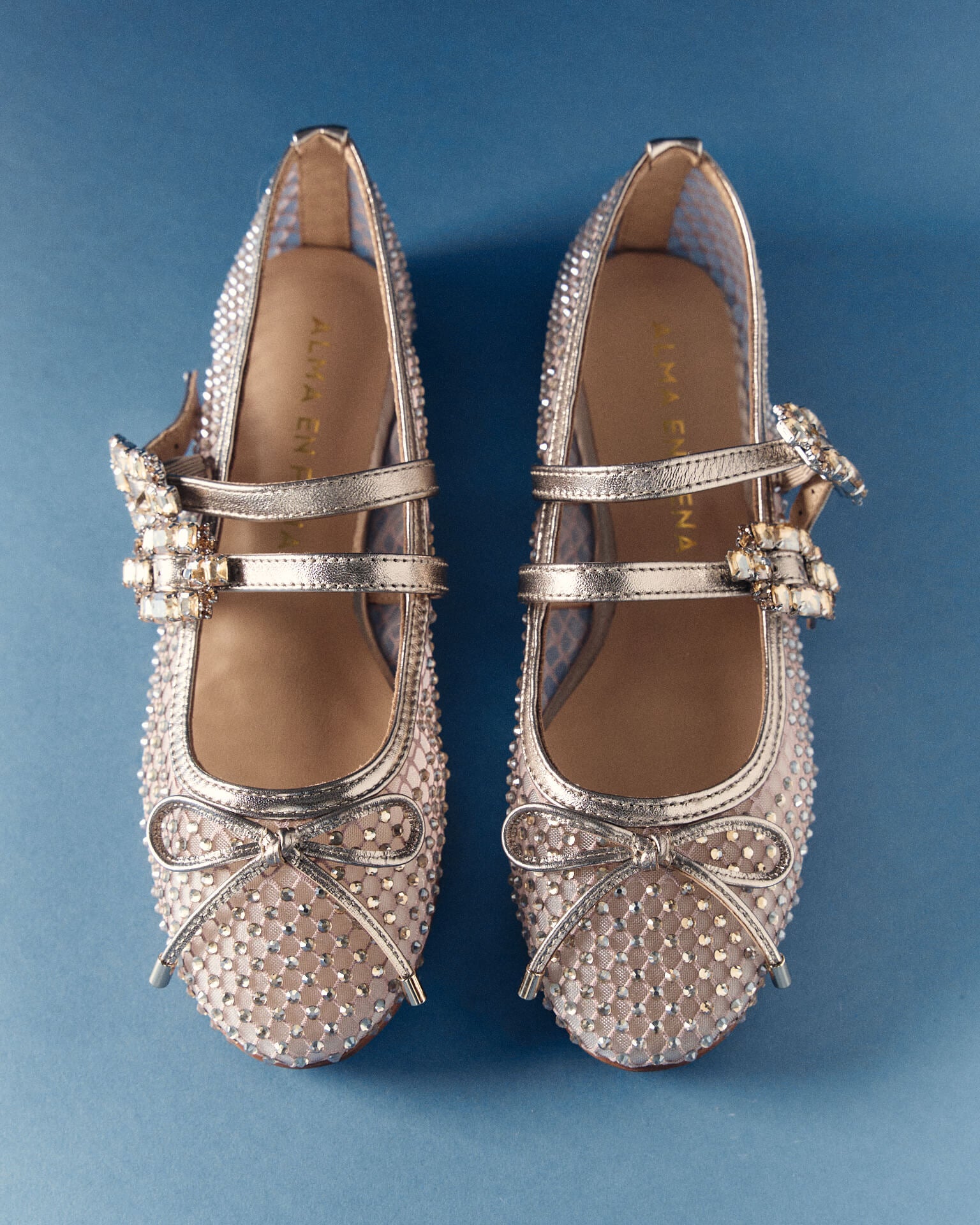 alma-en-pena-ballerinas-aus-netz-mit-strass-bronze image 2