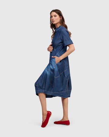 alembika-barb-denim-shirtkleid-blau image 7