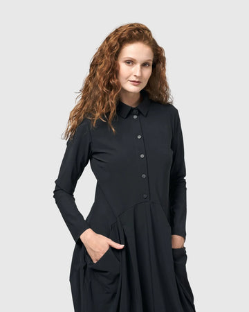 alembika-essential-tekbika-signature-pocket-kleid-black image 3
